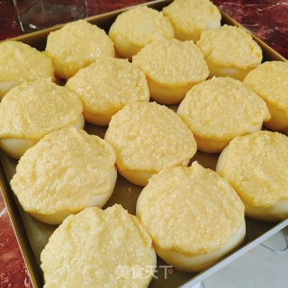 椰蓉小餐包  ――   一次发酵，松软又拉丝的做法步骤：9