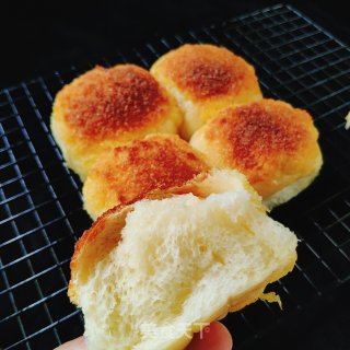 椰蓉小餐包  ――   一次发酵，松软又拉丝的做法步骤：13