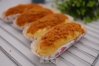 肉松纸托面包的做法步骤：17