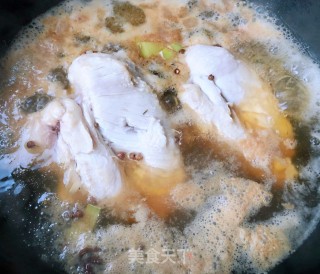 #肉类#凉拌鸡胸脯肉的做法步骤：4