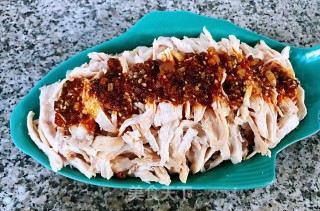 #肉类#凉拌鸡胸脯肉的做法步骤：9