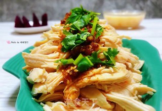 #肉类#凉拌鸡胸脯肉的做法步骤：11