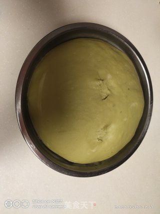 抹茶小面包的做法步骤：4