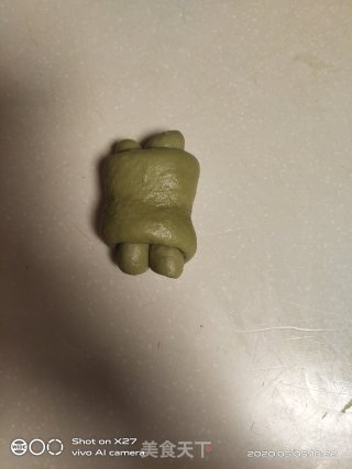 抹茶小面包的做法步骤：8