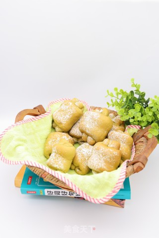 抹茶小面包的做法步骤：12