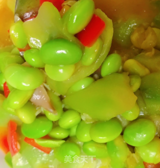 毛豆丝瓜的做法步骤：5