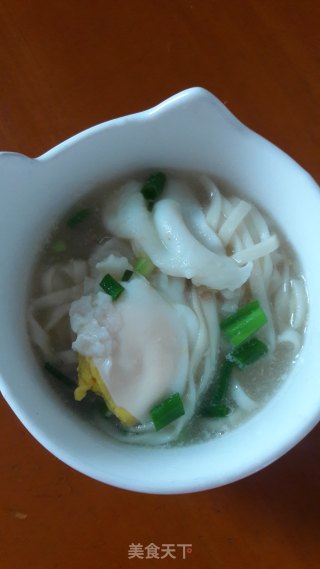 家常鸡蛋面的做法步骤：7