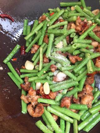 肉炒豇豆的做法步骤：7