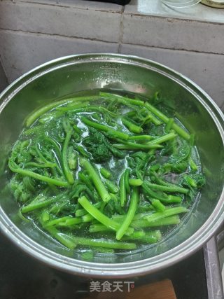 炝拌南瓜苗的做法步骤：5