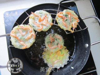韭菜虾饼的做法步骤：5