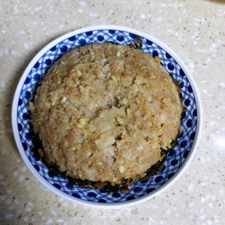 梅菜蒸肉饼的做法步骤：13