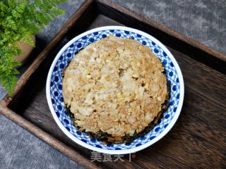 梅菜蒸肉饼的做法步骤：14