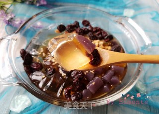 红糖冰粉芋圆的做法步骤：17