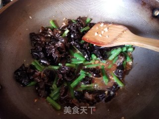 木耳烧豆腐的做法步骤：9