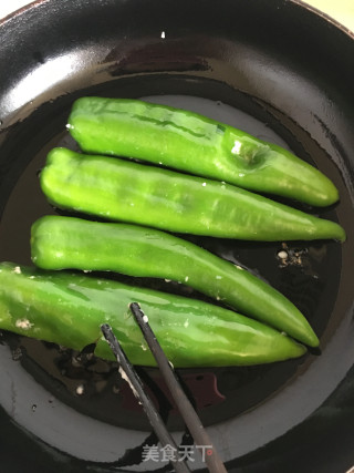 虾肉酿辣椒的做法步骤：9