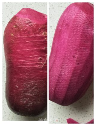 糖醋紫水晶萝卜的做法步骤：1