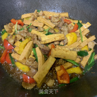 炒豆干的做法步骤：10
