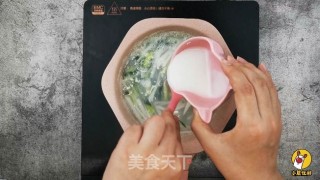 贝柱翡翠羹的做法步骤：9