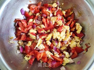 全麦鸡蛋西红柿馅饼的做法步骤：14
