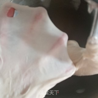 超级绵软的蜜豆白吐司 软到扶不起的软妹子的做法步骤：4