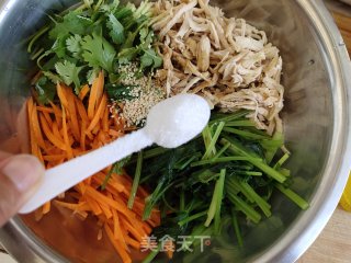 凉拌麻辣鸡丝的做法步骤：17