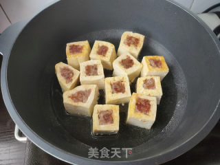 豆腐酿肉的做法步骤：6
