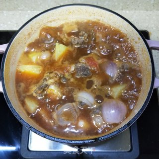 番茄土豆炖牛排骨的做法步骤：11
