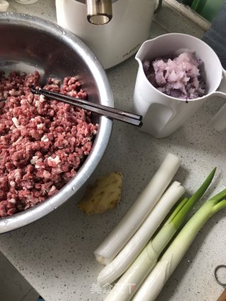 菠菜面饺子的做法步骤：2