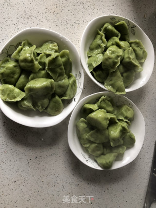 菠菜面饺子的做法步骤：9