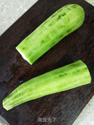 丝瓜拌粉丝的做法步骤：3