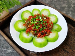丝瓜拌粉丝的做法步骤：12
