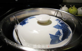 金银花炖鸡汤的做法步骤：7