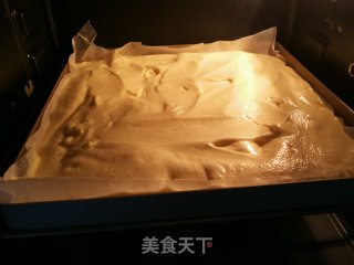蓝莓酱蛋糕卷的做法步骤：7