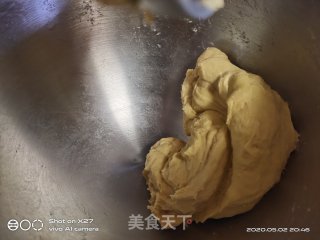 南瓜蔓越莓面包的做法步骤：2