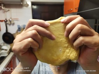 南瓜蔓越莓面包的做法步骤：4