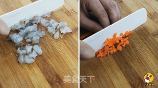 虾仁早餐饼的做法步骤：2