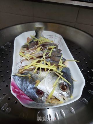 鲳鱼干蒸猪肉的做法步骤：8