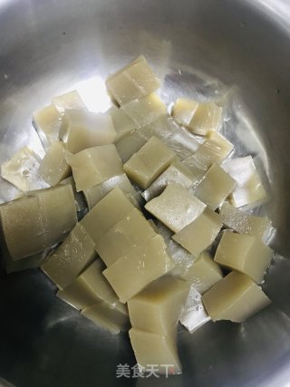 下饭利器 凉粉炒鸡蛋的做法步骤：1