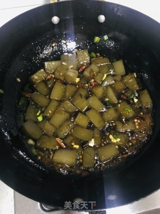 下饭利器 凉粉炒鸡蛋的做法步骤：7