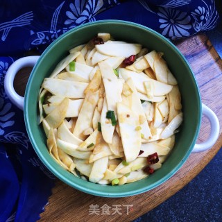 蚝油茭白片的做法步骤：9