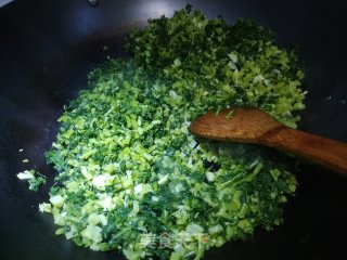 雪里蕻炒肉末的做法步骤：3