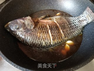 腐竹烧罗非鱼的做法步骤：8