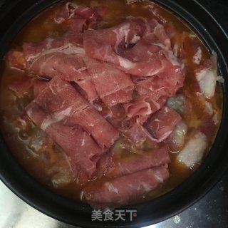 番茄土豆肥牛的做法步骤：10