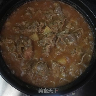 番茄土豆肥牛的做法步骤：11