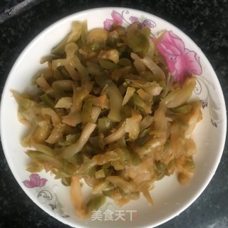 榨菜肉丝汤米粉的做法步骤：3