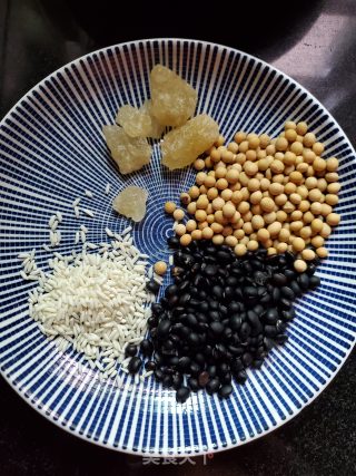 双豆浓豆浆的做法步骤：1