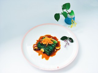 蒜香油麦菜的做法步骤：1