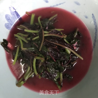 鸡汤红苋菜的做法步骤：4
