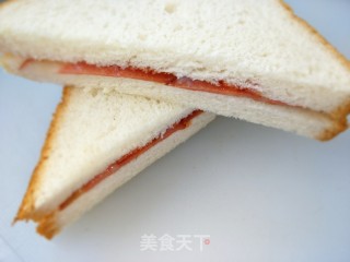 培根三明治的做法步骤：6