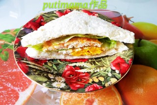学生早餐三明治的做法步骤：12